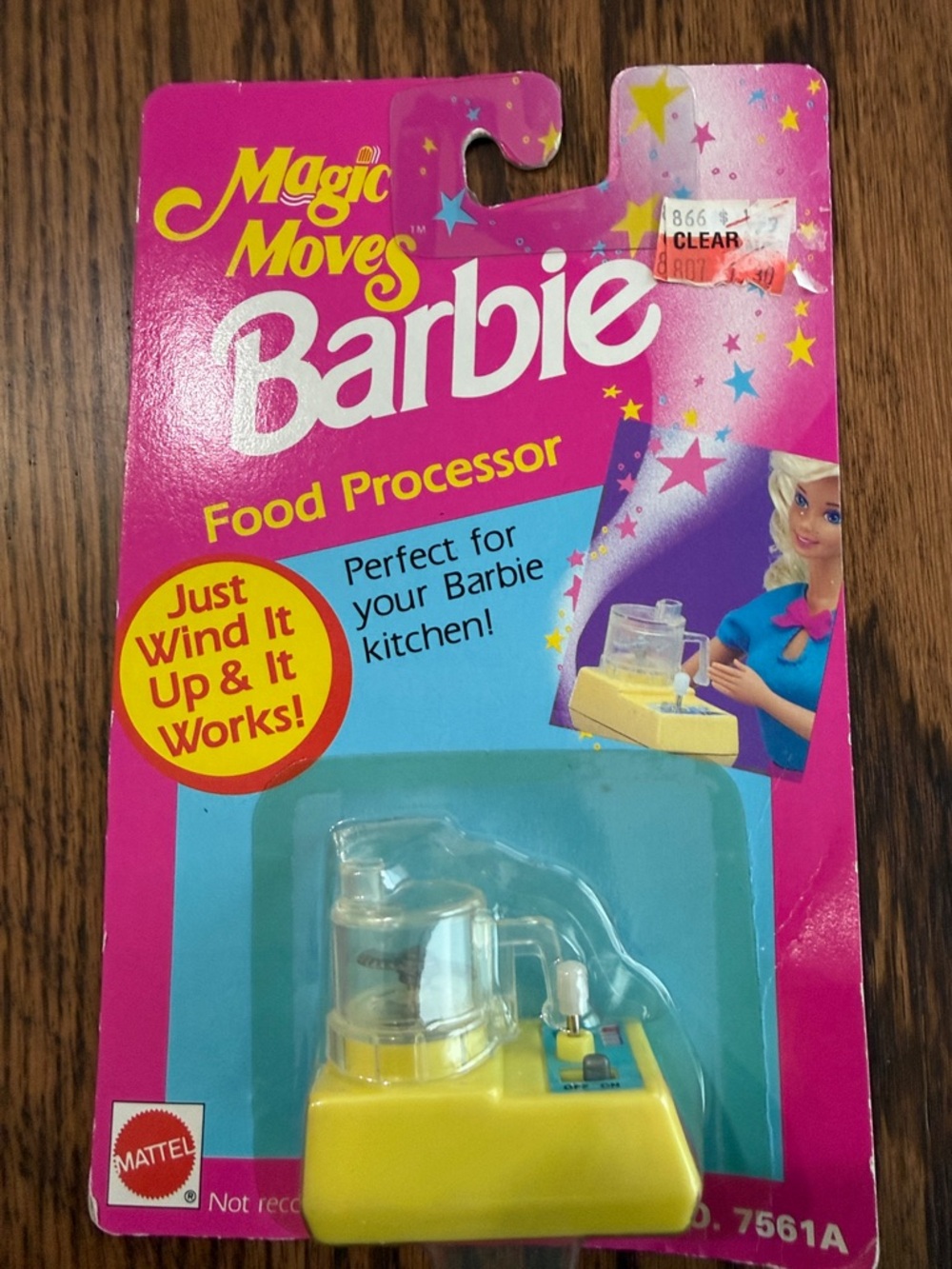 Barbie Magic Moves Yellow and Clear Food Processor